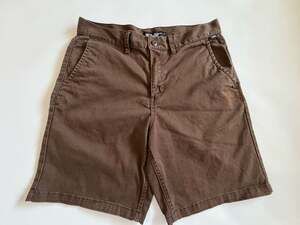 Vans Mens Brown Chino Bermuda Flat Front Casual Shorts Size 32 Waist